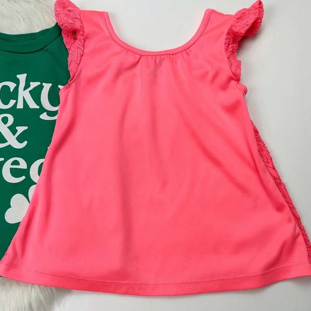 The Children's Place, Rabbit Skins, PoGo Club of NY Girls Toddler T-Shirt Bundle